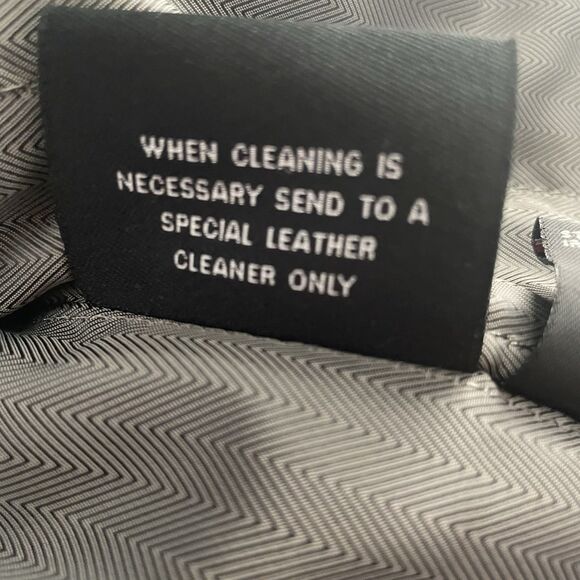 Wilsons Leather Coat Thinsulate Insulated *Zips Out* Black Button Front Size XL - Picture 15 of 16